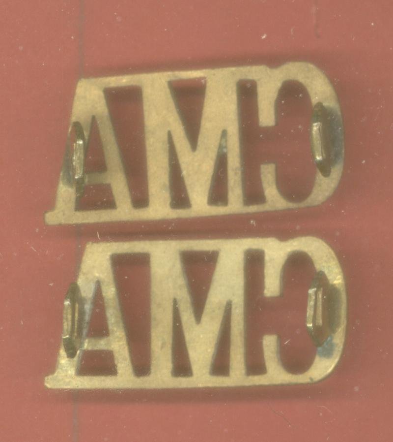 C.M.A. Corps of military Accountants shoulder titles — image 2