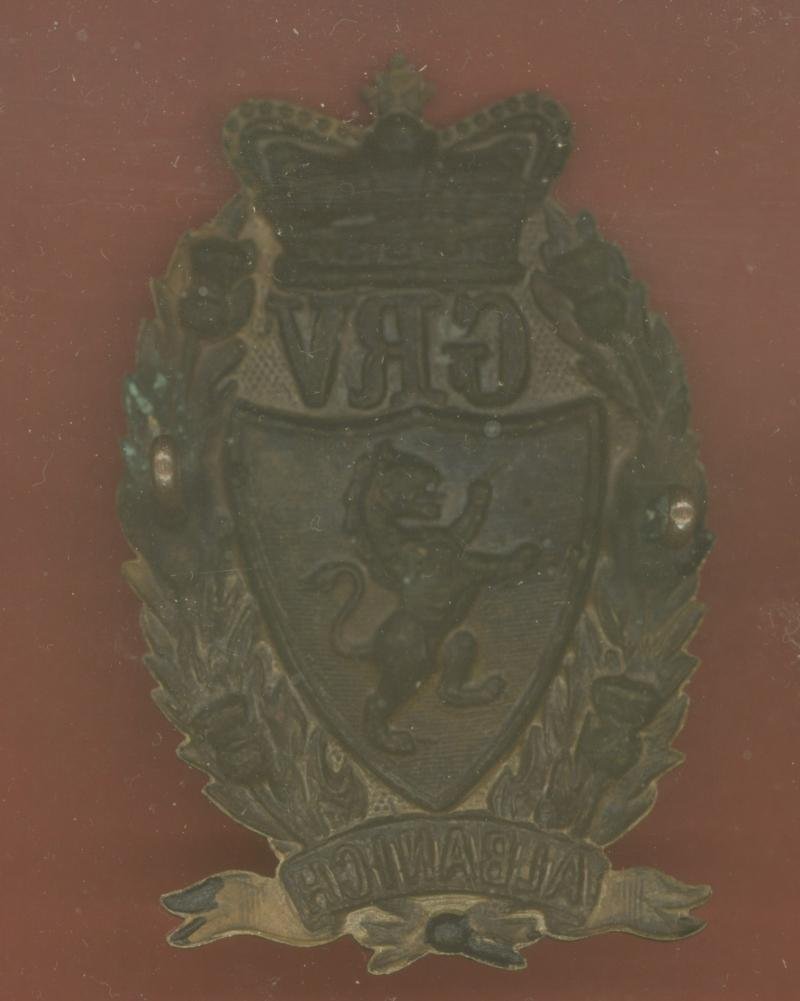 Scottish Galloway Rifle Volunteers Victorian glengarry badge — image 2