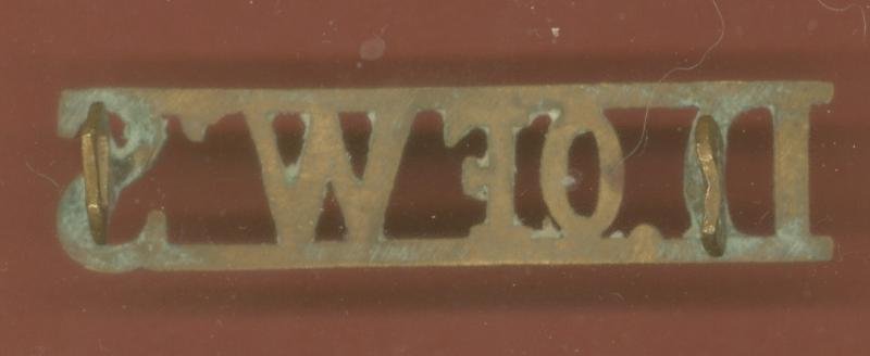 D of W'S Duke of Wellington's Regiment shoulder title — image 2