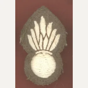 Flaming Grenade Cloth Trade badge
