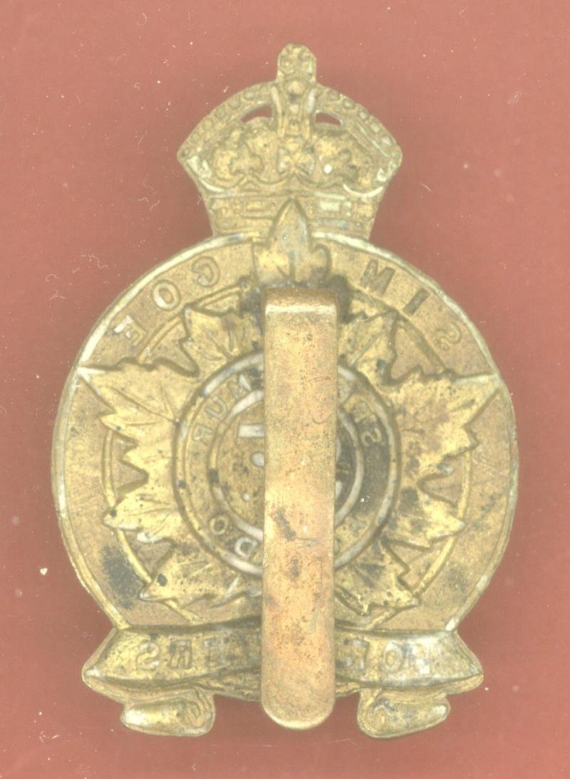 Canadian Simcoe Foresters - 1922 cap badge — image 2