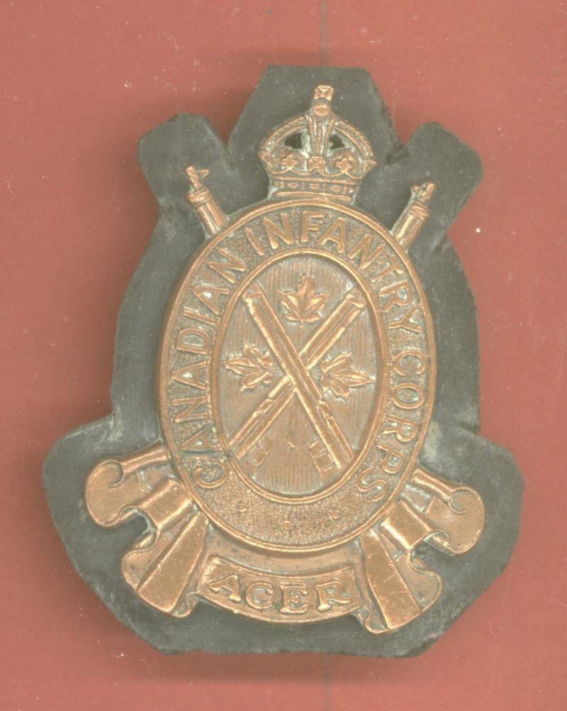 Canadian Infantry Corps cap badge