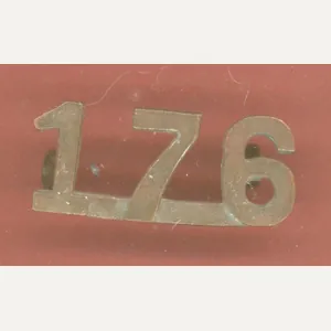 Canadian 176th Niagara Rangers, Welland County Bn. WW1 CEF numeral