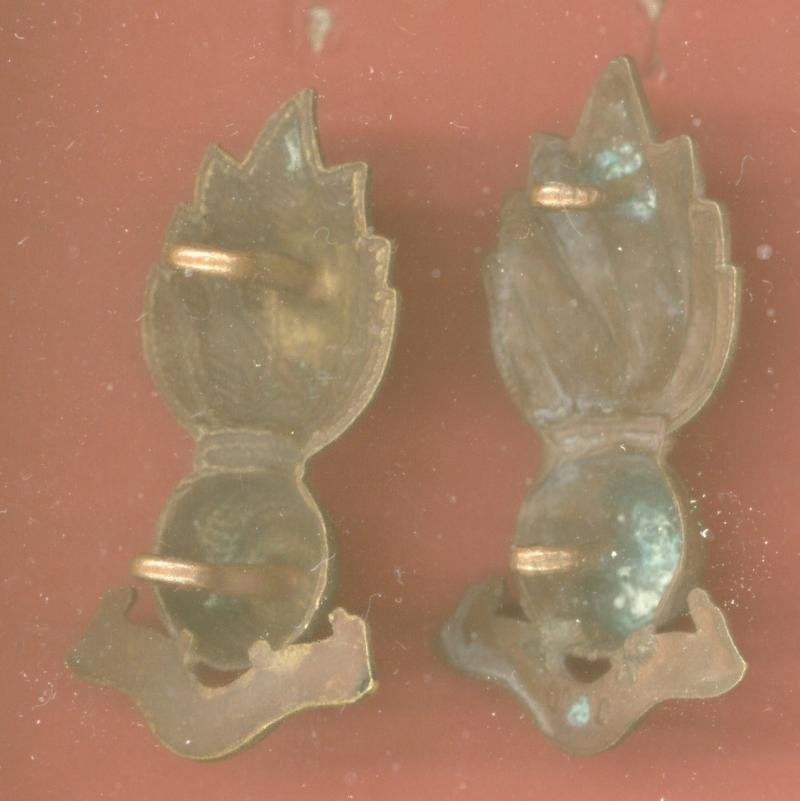 Royal Canadian Engineers Officer's OSD collar badges — image 2