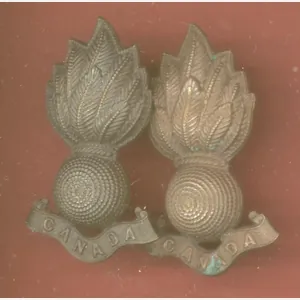Royal Canadian Engineers Officer's OSD collar badges
