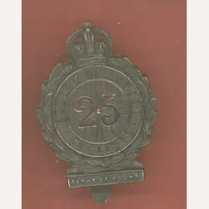 25th County of London (Cyclist) Batt. The London Regt. cap …