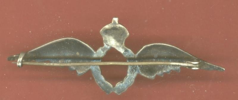 Royal Air Force King's Crown wings brooch — image 2