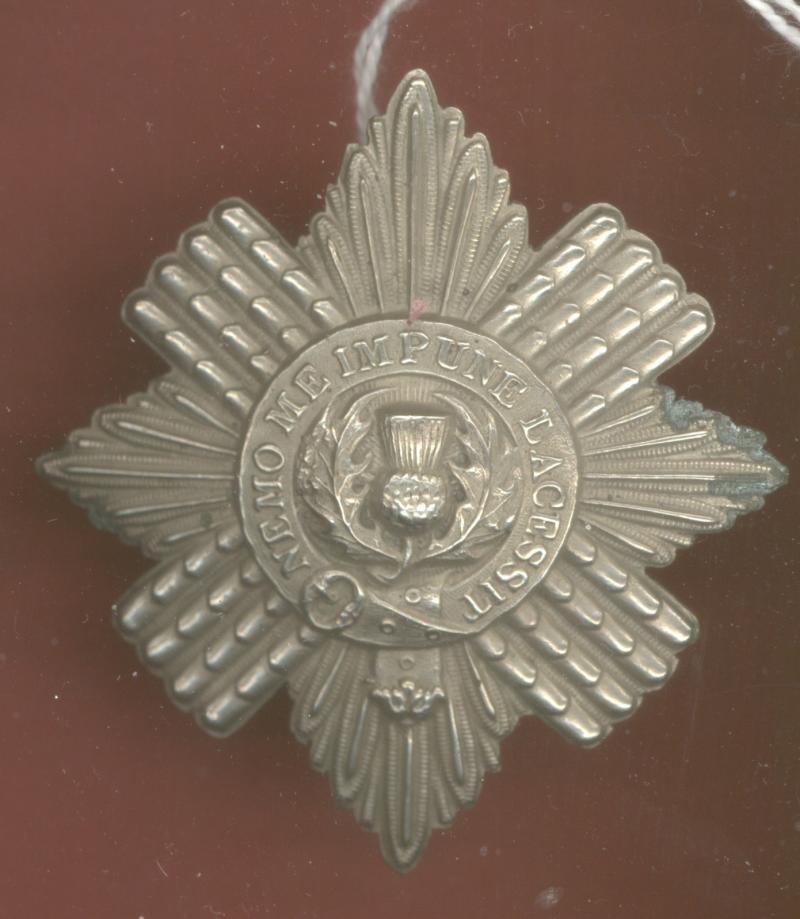 Scottish 2nd Royal Lanark Militia Victorian shako plate