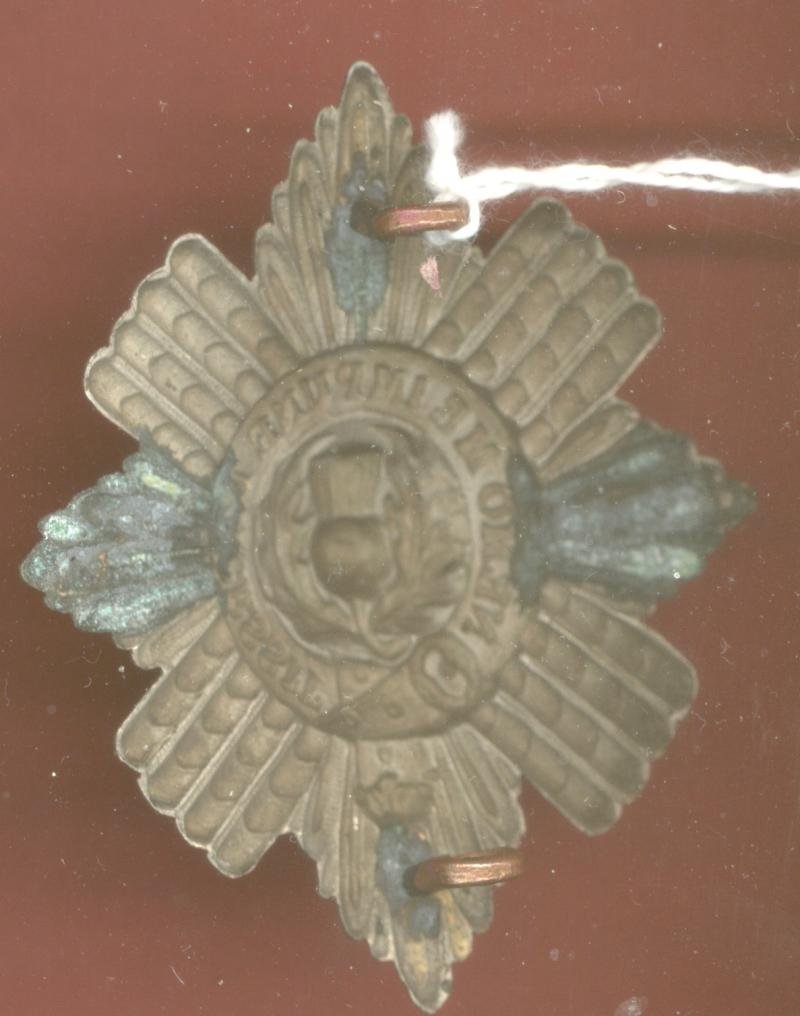 Scottish 2nd Royal Lanark Militia Victorian shako plate — image 2