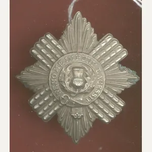 Scottish 2nd Royal Lanark Militia Victorian shako plate