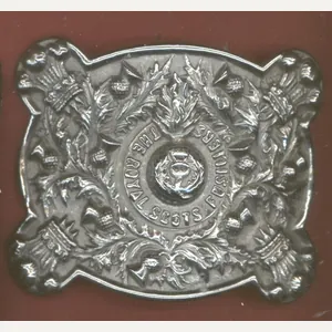 Royal Scots Fusiliers Pipe Major's waist belt clasp