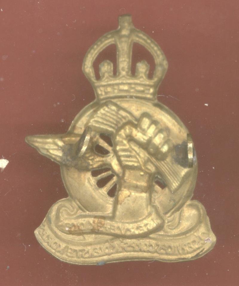 South African 'Q' Service Corps Officer's cap badge — image 2