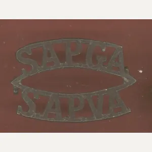 South African S.A.P.G.A. / S.A.P.V.A. shoulder title