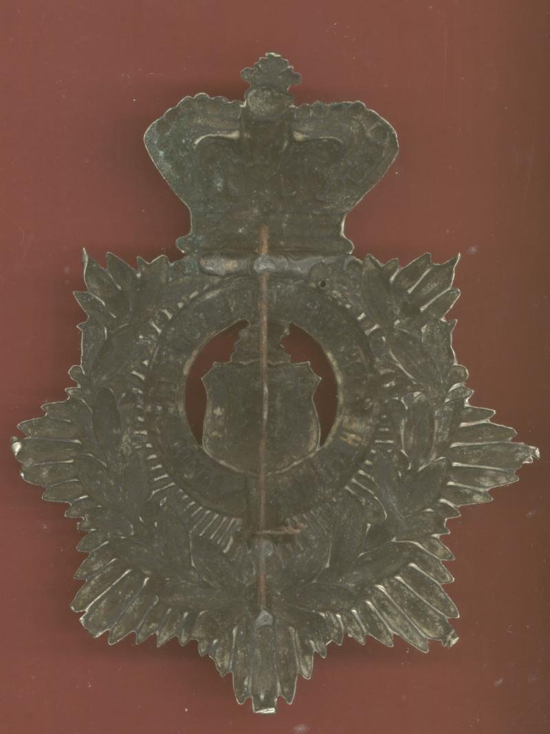 1st Herefordshire Rifle Volunteer Corps Victorian helmet plate — image 2