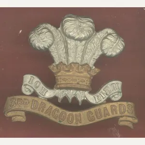 3rd Prince of Wales Dragoon Guards Victorian OR's cap badge