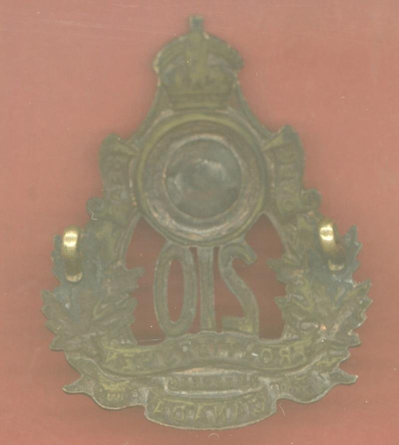 Canadian 210th (Frontiersmen) Bn. WW1 CEF cap badge — image 2