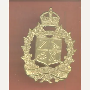Canadian 7th/11th Hussars WW2 cap badge
