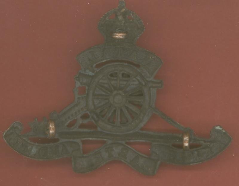 South African Natal Field Artillery OSD slouch hat badge — image 2
