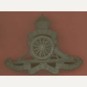 South African Natal Field Artillery OSD slouch hat badge