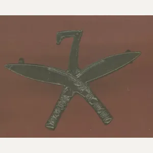 7th Gurkha Rifles WW2 pagri badge