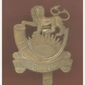 British Colonial Malawi Rifles cap badge