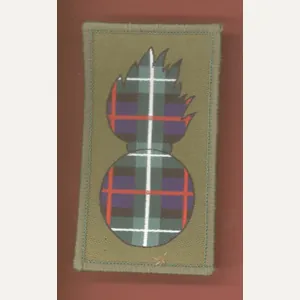 52nd Lowland Volunteers cloth formation sign