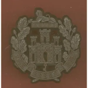 The Essex Regiment. WW2 plastic economy cap badge
