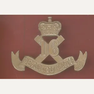 Canadian 16th Canadian Scottish Bn. WW1 CEF glengarry badge