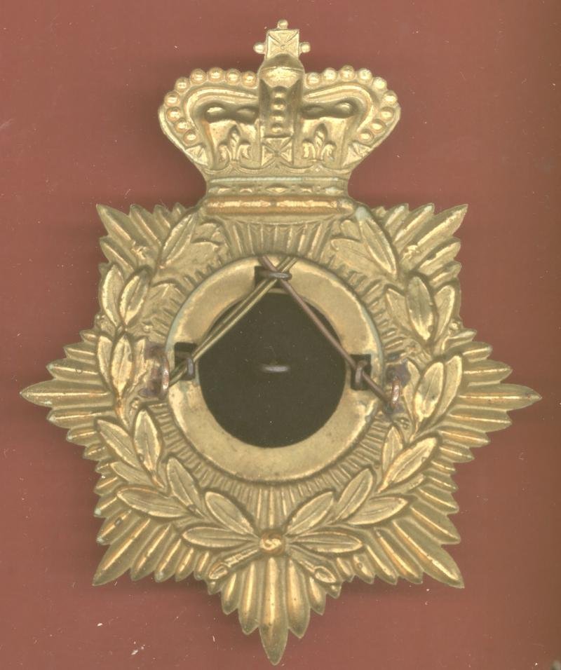 The Worcestershire Regiment Victorian Or's helmet plate — image 2