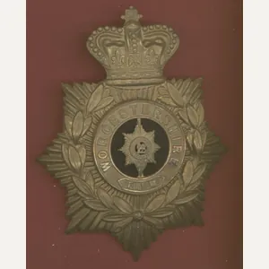 The Worcestershire Regiment Victorian Or's helmet plate
