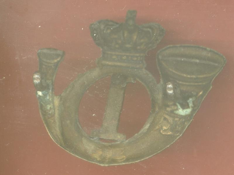 Scottish 1st Lanarkshire Rifle Volunteers Victorian glengarry badge — image 2