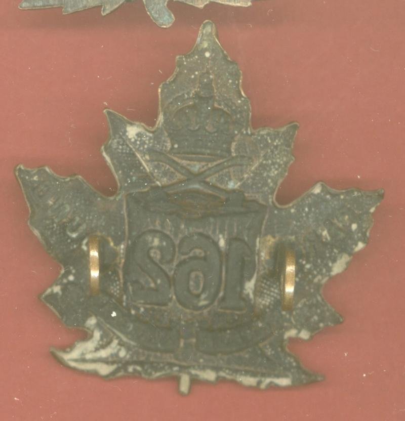 Canadian 162nd Parry Sound Battalion WW1 CEF cap badge — image 2
