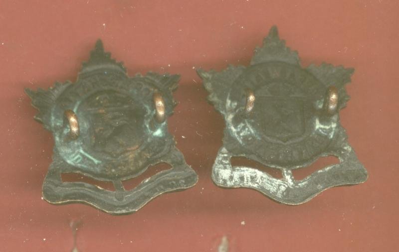 Canadian 186th Chatham, Ontario Bn. WW1 CEF collar badges — image 2