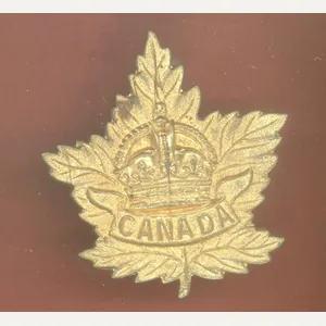 Canadian General Service WW1 CEF cap badge