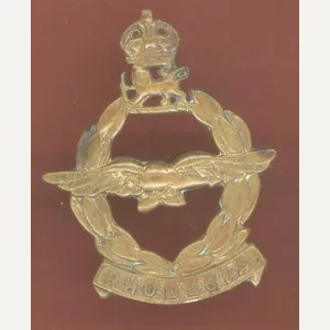 African Southern Rhodesia Air Force WO's cap badge
