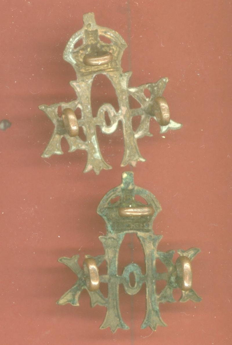 20th Hussars WW1 OR's collar badges — image 2