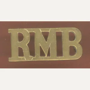 R.M.B. Royal Marines Band shoulder title