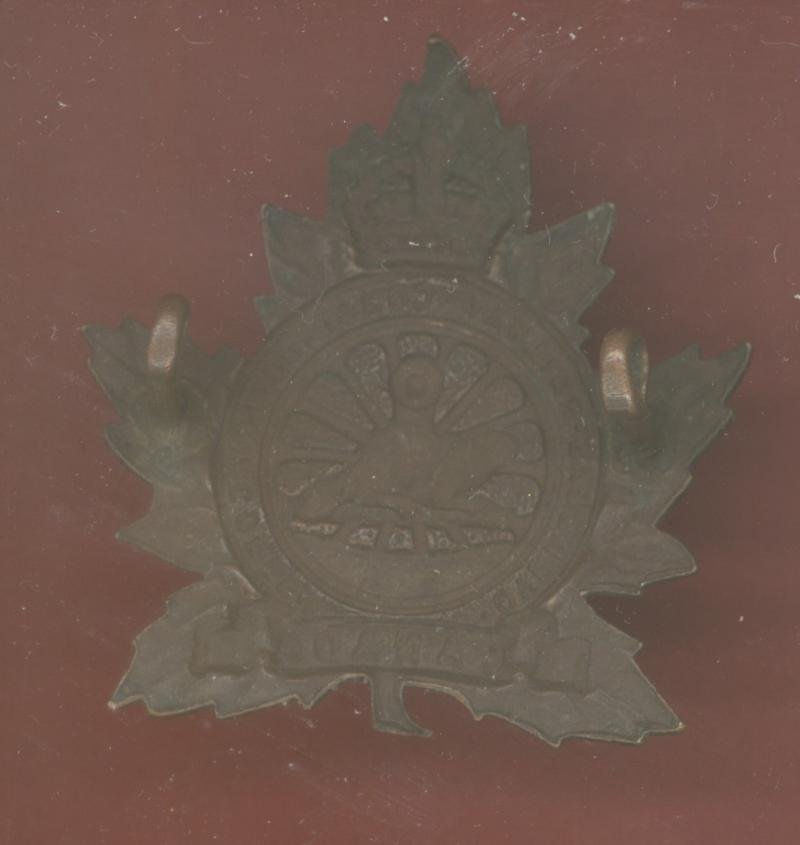 No 3 Canadian Railway Construction Corps. WW1 CEF cap badge — image 2