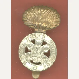 Royal Welsh Fusiliers WW1 OR's cap badge