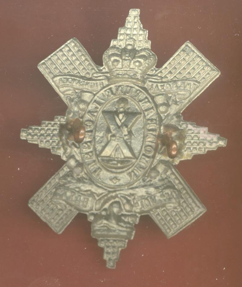 Scottish 2nd VB Black Watch Royal Hldrs Victorian OR's glengarry badge — image 2
