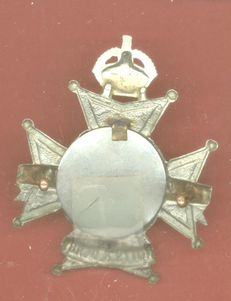 VB The Sherwood Foresters Derby Regt. Edwardian Officer's Cap / Glengarry badge — image 2