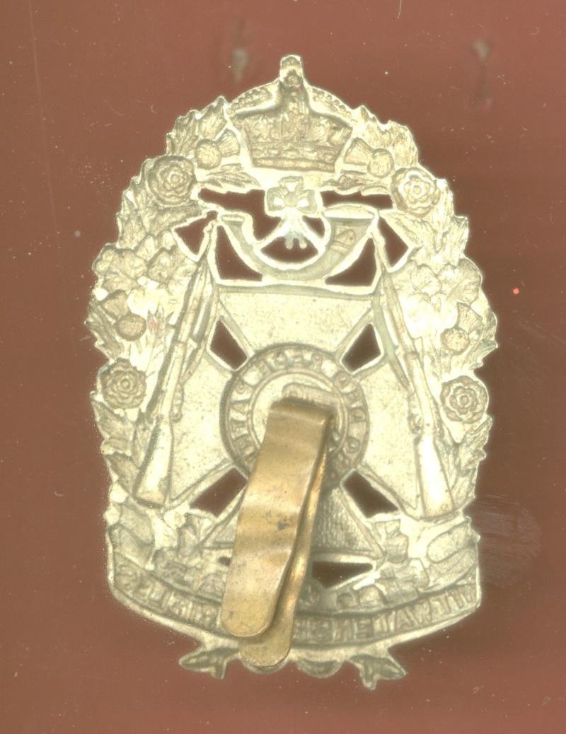 South African Witwatersrand Rifles Edwardian pagri badge — image 2