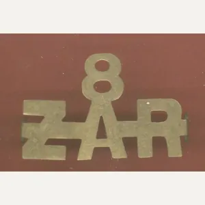 South African 8/ZAR 8th Zuid Afrikaans Ruiters WW1 shoulder title