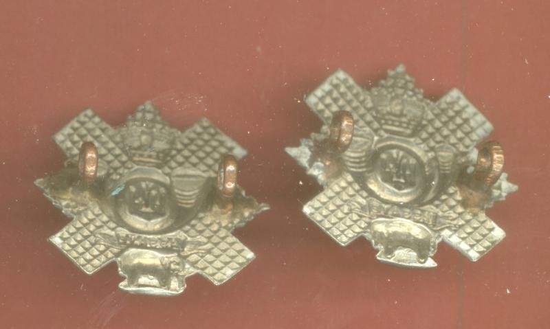 Highland Light Infantry Victorian OR's collar badges — image 2