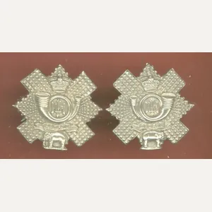 Highland Light Infantry Victorian OR's collar badges