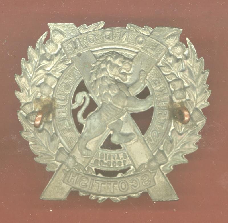 The London Scottish OR's glengarry badge — image 2