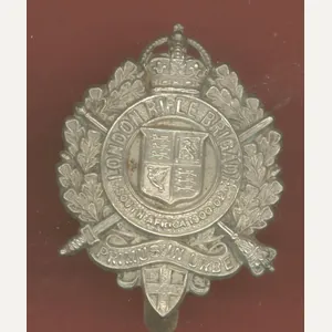 London Rifle Brigade WW1 OR's cap badge