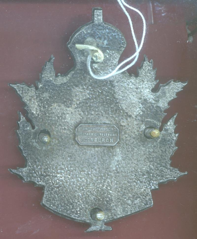 Cameronians Scottish Rifles Officer pouch belt plate — image 2