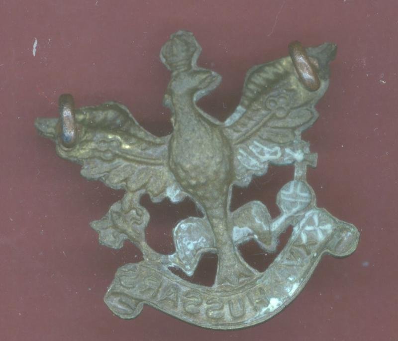 26th Hussars WW2 OR's cap / collar badge — image 2