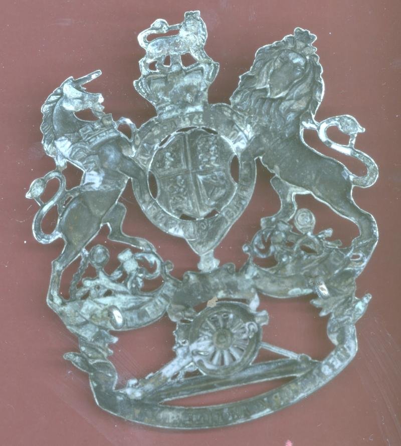4th West York Artillery Volunteers Victorian Officer's helmet plate — image 2